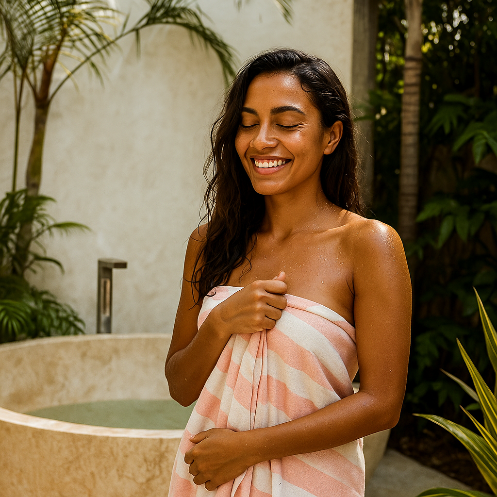 Bamboo Bath Towels | Lightweight & Antibacterial  | Ultra-Soft & Travel-Friendly