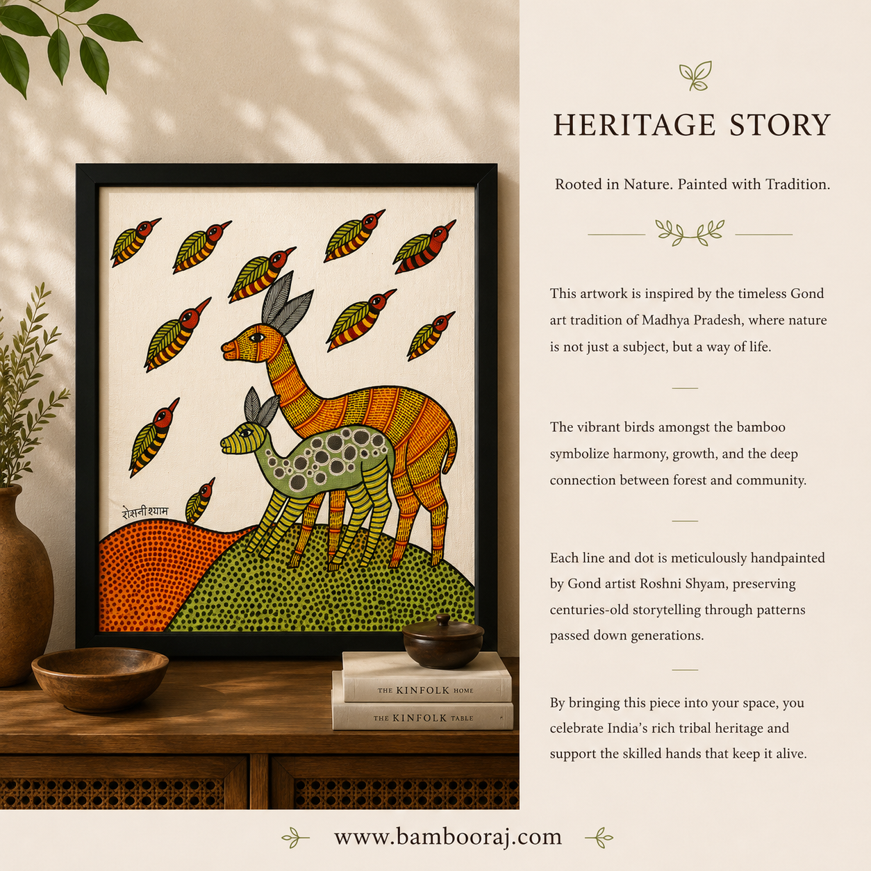 Sacred Bonds | Original Gond Painting | Premium Wall Art