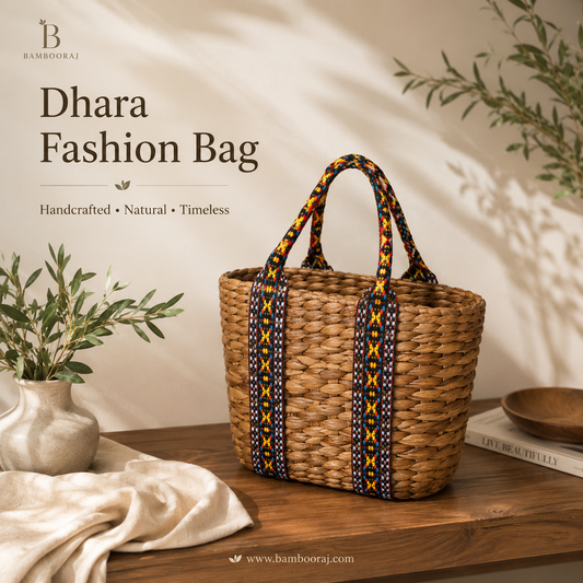 Dhara Fashion Bag | Sustainable Handbag | Eco-Friendly Purse by Bambooraj
