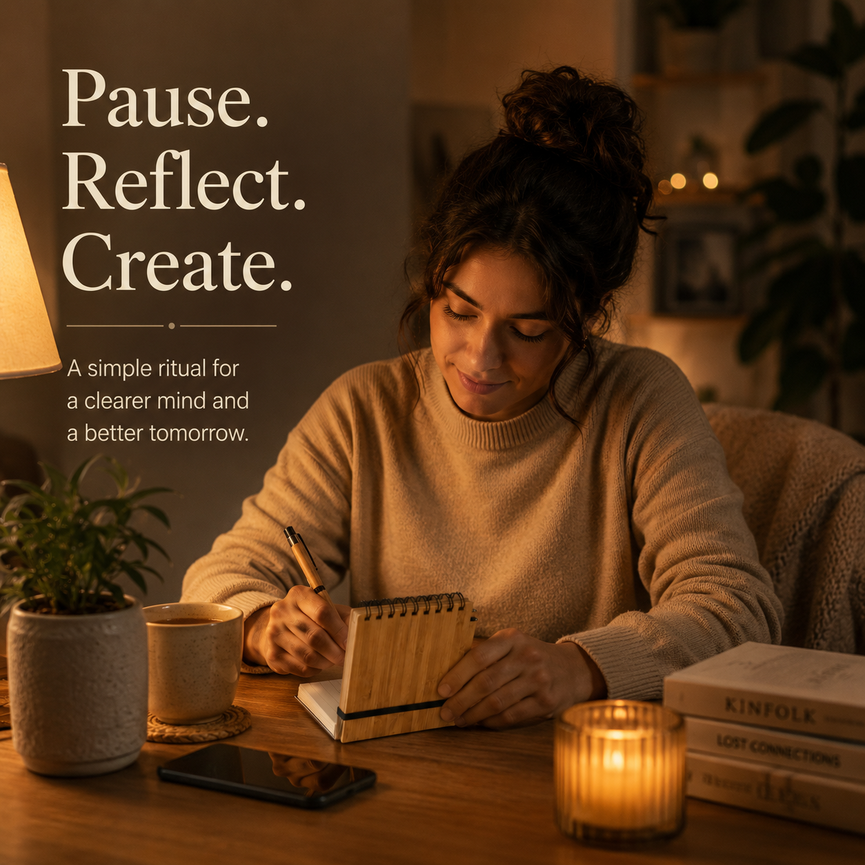 Bamboo Mini Notepad with Pen | Sustainable Stationery | Recyclable & Travel-Friendly