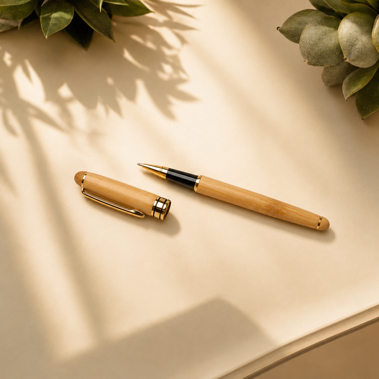 Bamboo Pen with Case | Eco-Friendly Writing Set | Sustainable & Biodegradable