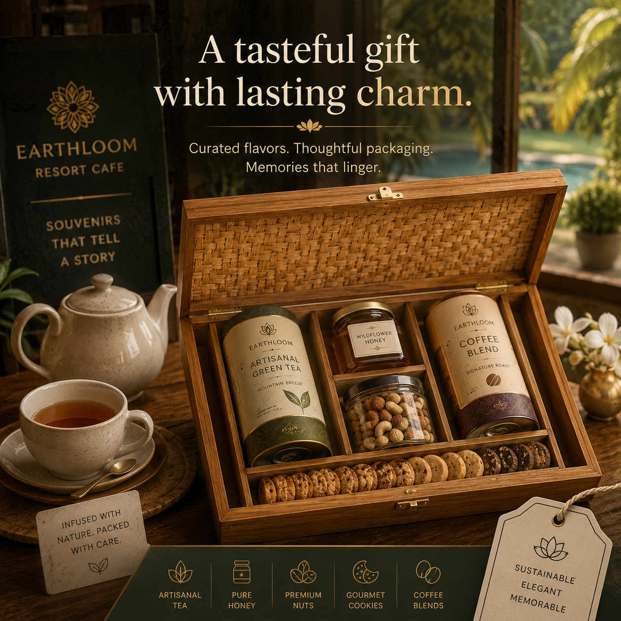 Premium Bamboo Multi-Purpose Gift Box | Elegant, Handcrafted & Sustainable Box
