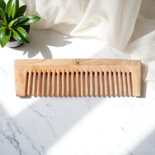 Neem Premium Detangler| Hair Comb|  Eco-Friendly Hair Care for Smooth| Healthy Scalp Comb