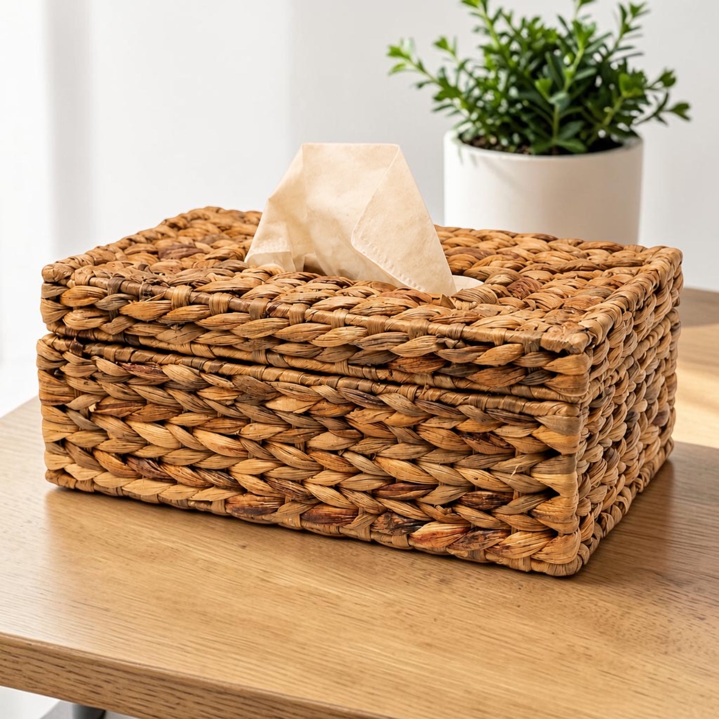 Dhara Tissue Box Holder | Handwoven Eco-Friendly Tissue Case for Home, Hospitality & Offices