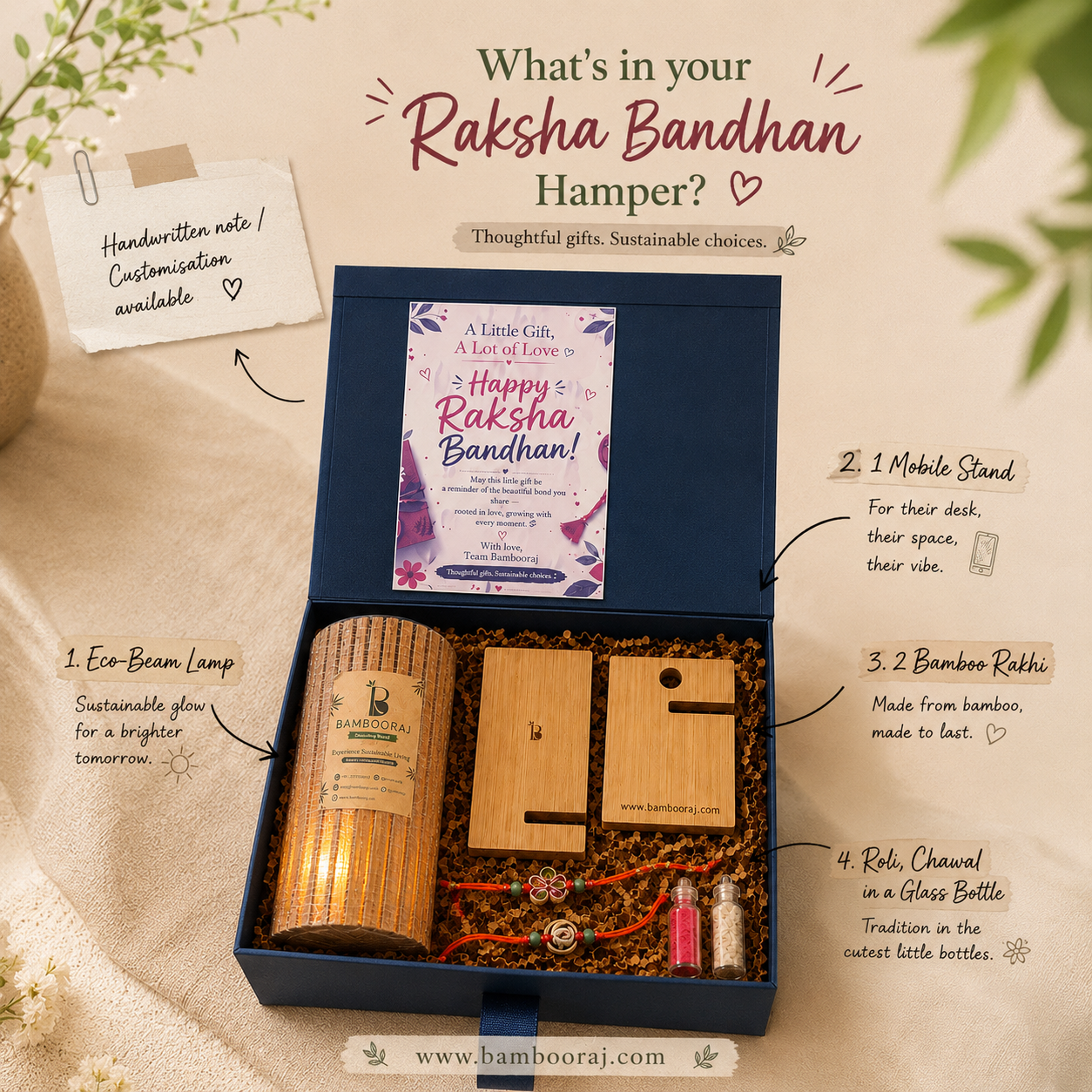 Raksha Bandhan Hamper | Sustainable Bamboo Gifts | Bambooraj