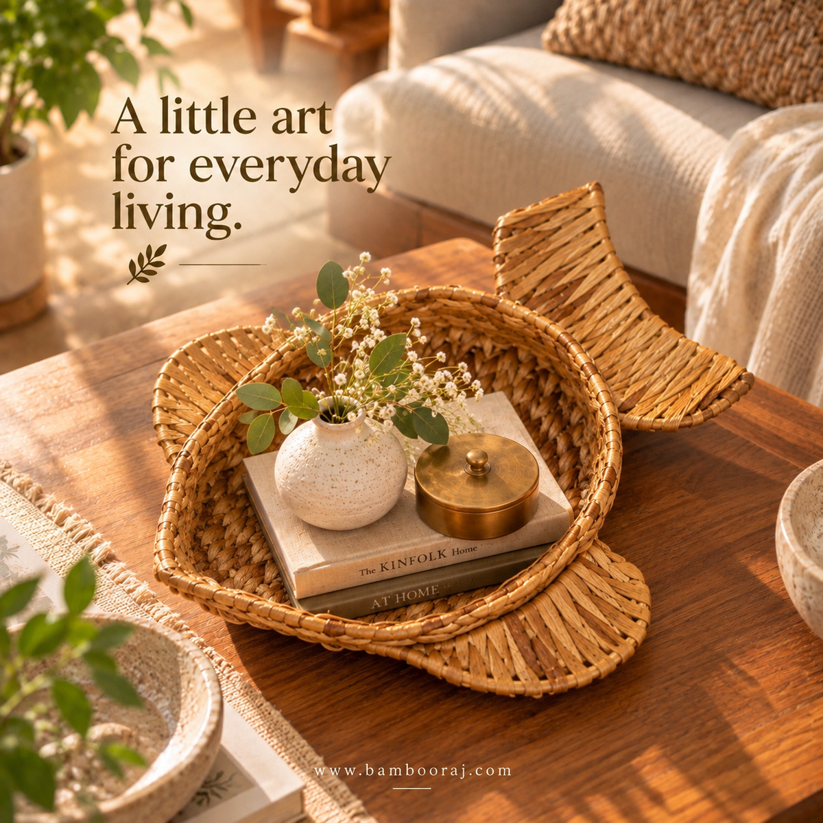 Lucky Fish Tray | Handcrafted Multipurpose Tray | Home Decor Art Piece