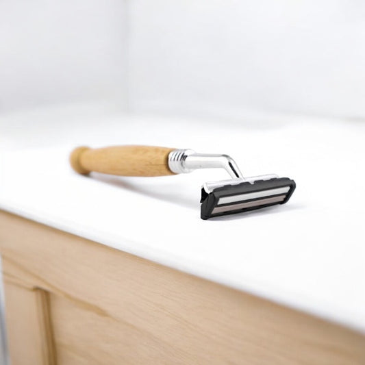 Bamboo Razor | Sustainable Shaving | Replaceable Blades | Eco-Friendly Hair Removal