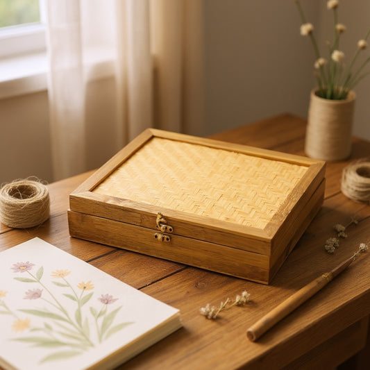 Premium Bamboo Multi-Purpose Gift Box | Elegant, Handcrafted & Sustainable Box